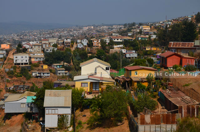 Maisons colorées