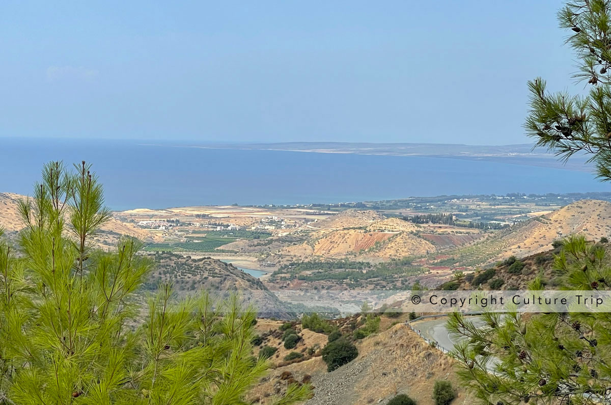 Vue sur le littoral nord de Chypre