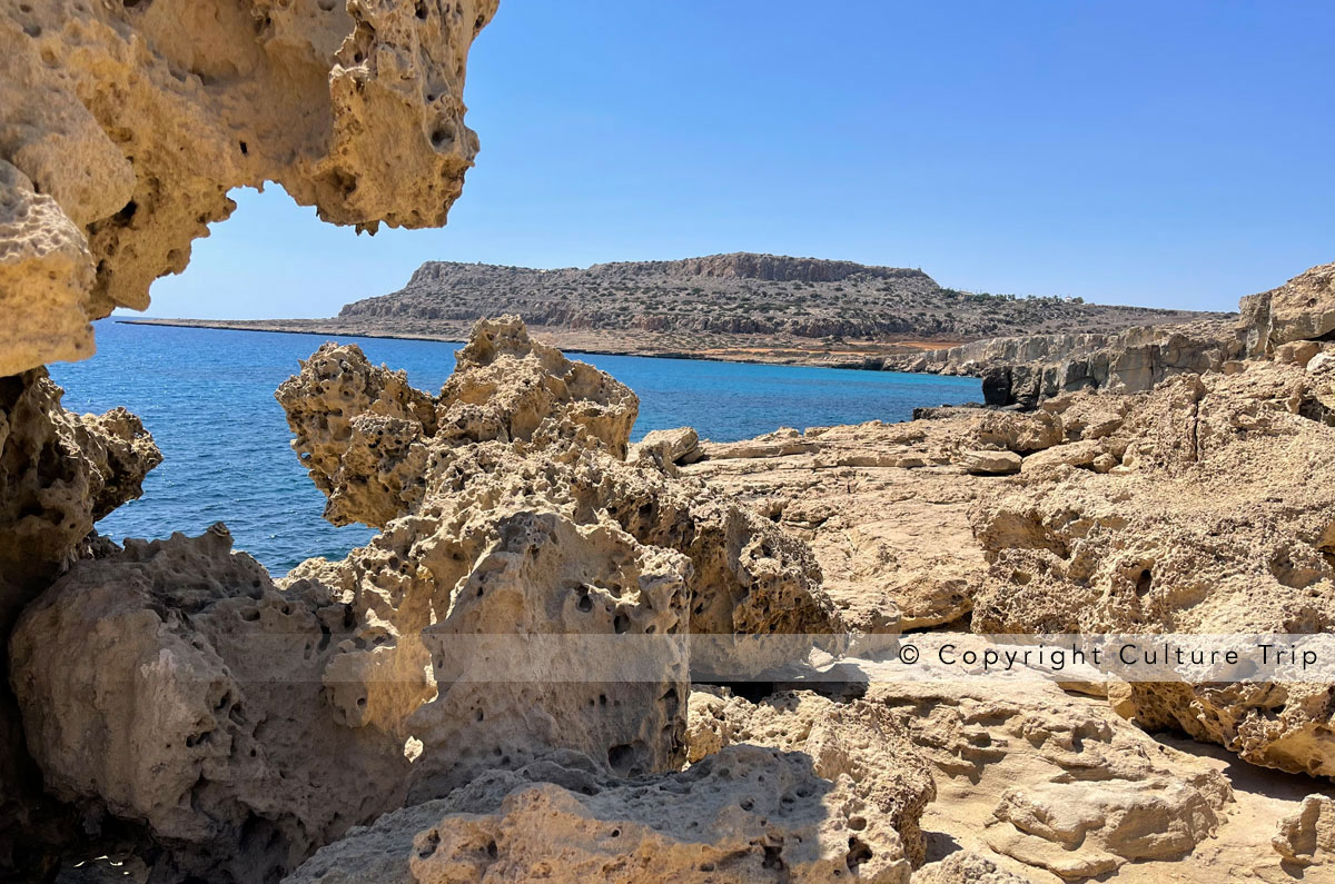 Pointe de Cap Greco à l'aspect lunaire