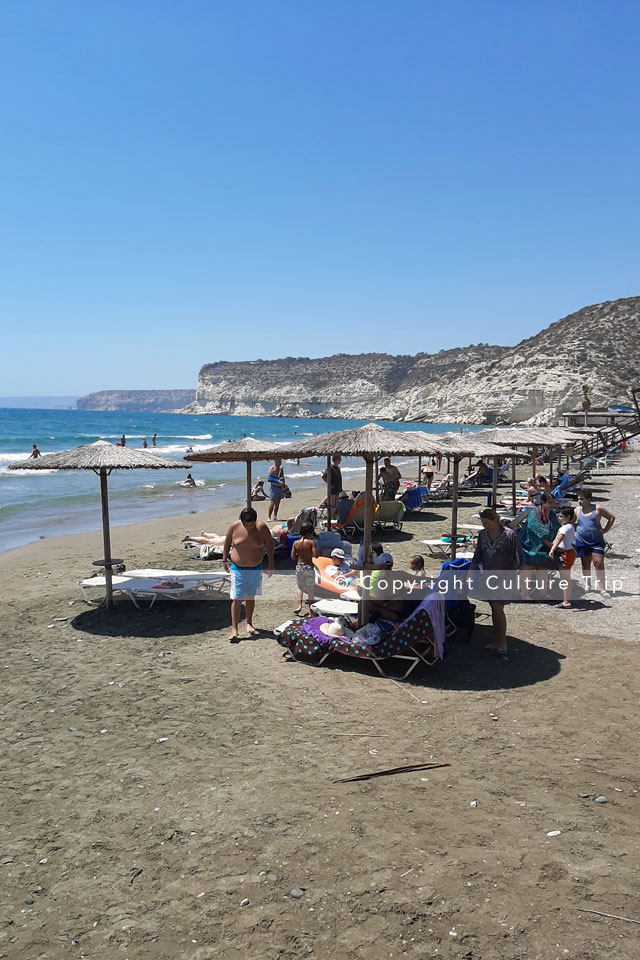 La plage de Kourion