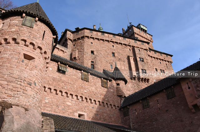 La façade sud du château