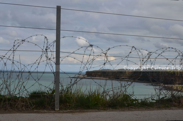 Les plages du Débarquement vues depuis la pointe du Hoc