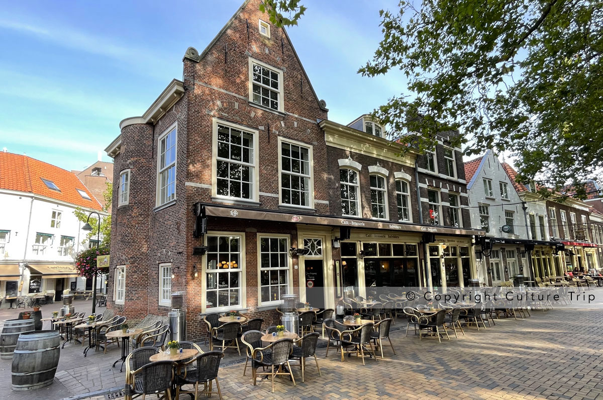 Terrasse de café, place du Beestenmarkt