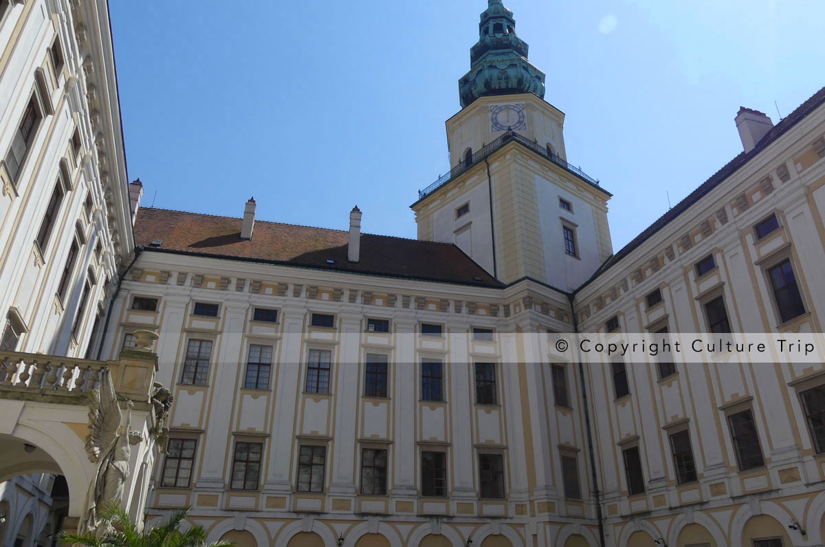 La haute tour du château de Kroměříž