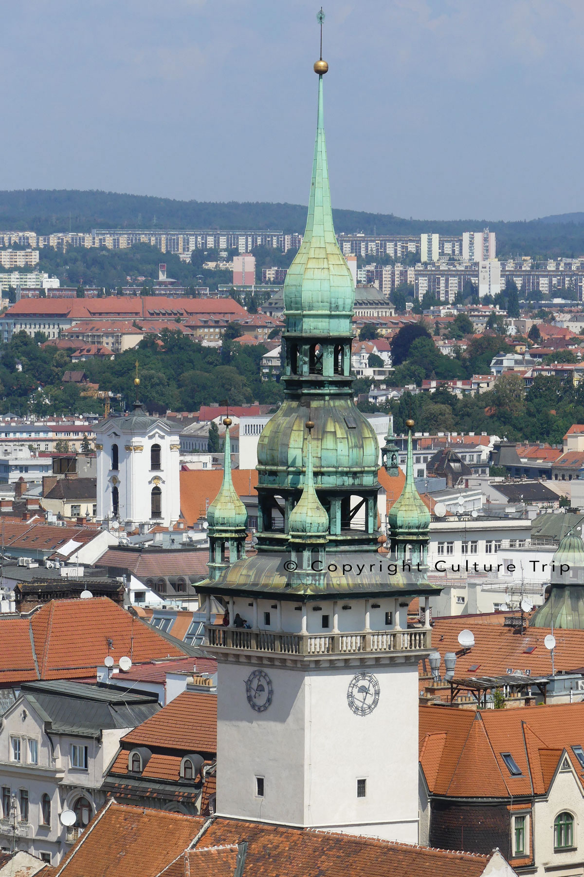 La tour Renaissance de l'ancien hôtel de ville de Brno