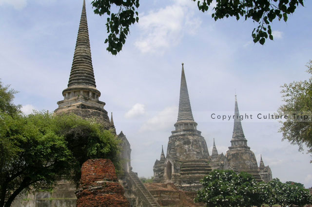 Chapelle royale à Ayutthaya